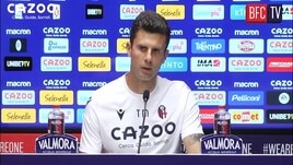 Bologna, Thiago Motta risponde ma poi...si dimentica la domanda!