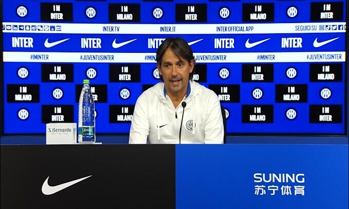 Inzaghi: "Siamo senza Lukaku e D'Ambrosio, Bastoni in forse"