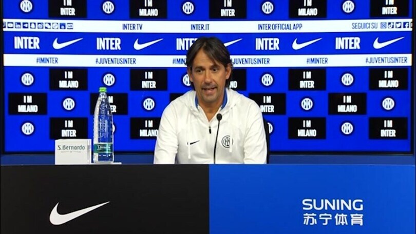 Inzaghi: "Siamo senza Lukaku e D'Ambrosio, Bastoni in forse"