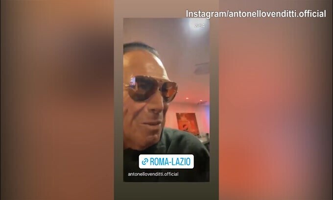 Roma-Lazio, Venditti e Ultimo: "Che amarezza"