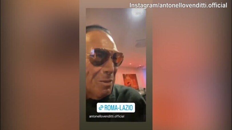 Roma-Lazio, Venditti e Ultimo: "Che amarezza"