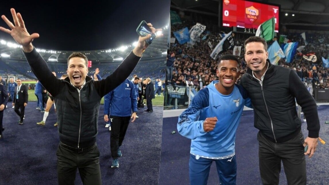 Lazio, spunta pure Hernanes: foto e cori sotto la Curva Nord