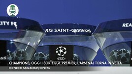 Champions, oggi i sorteggi. Premier, l'Arsenal torna in vetta