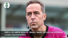 Serie A, gli arbitri della 14ª giornata. Brasile, niente mondiale per Ibanez
