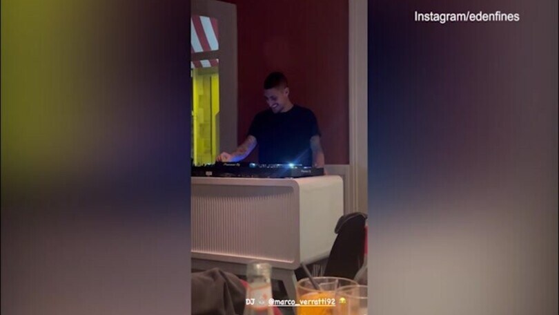 Marco Verratti e il compleanno... da Dj!