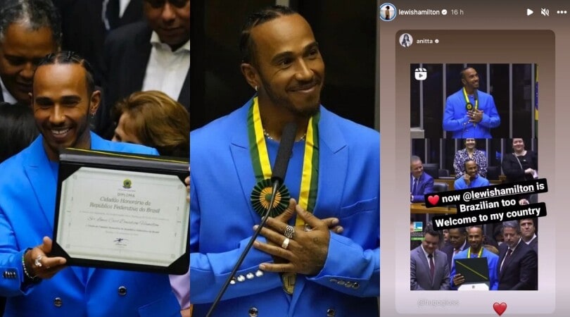 Hamilton, da cavaliere inglese a cittadino brasiliano: che cerimonia a Brasilia!