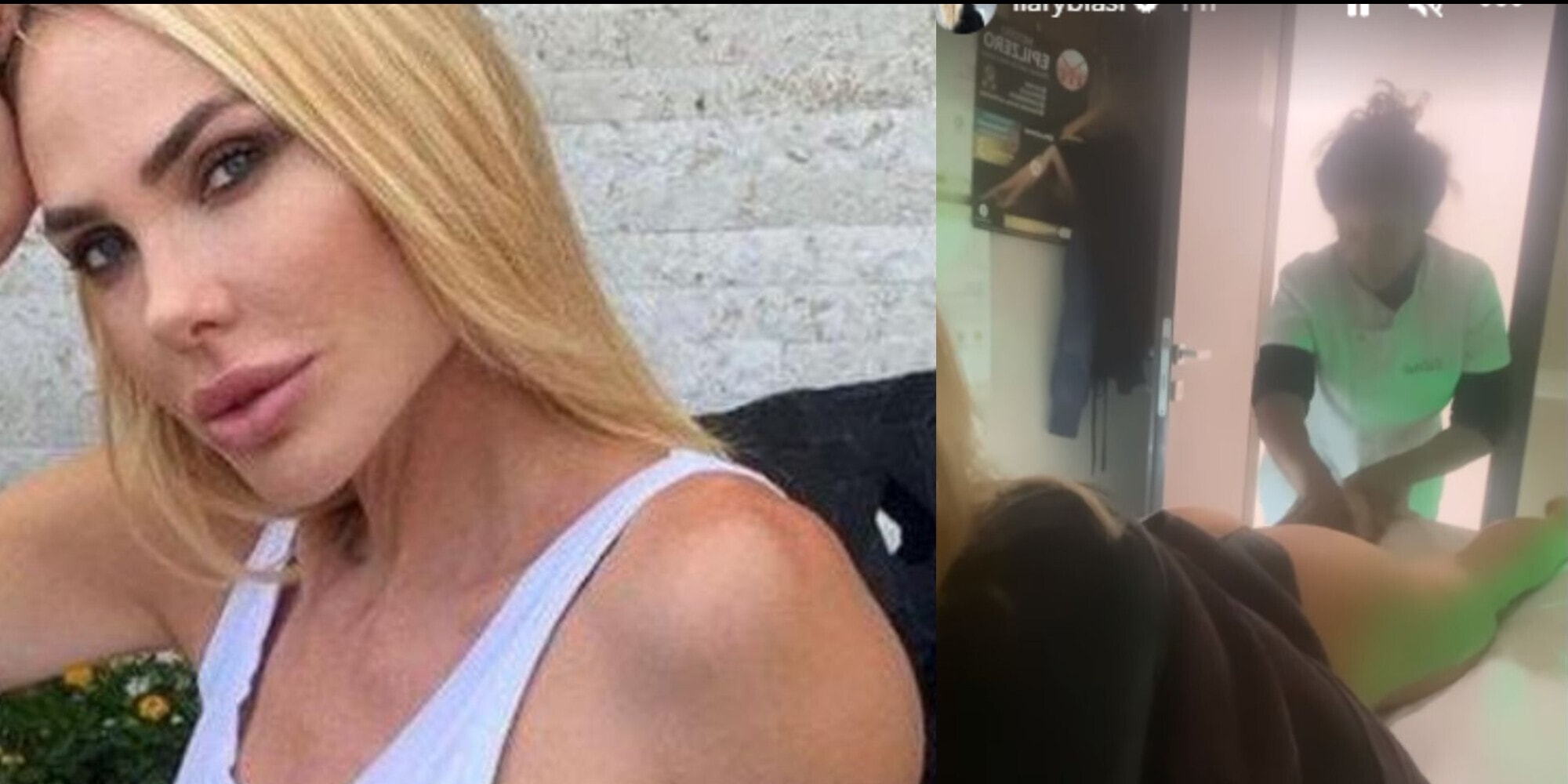 Ilary Blasi, il massaggio rilassante che fa impazzire il web