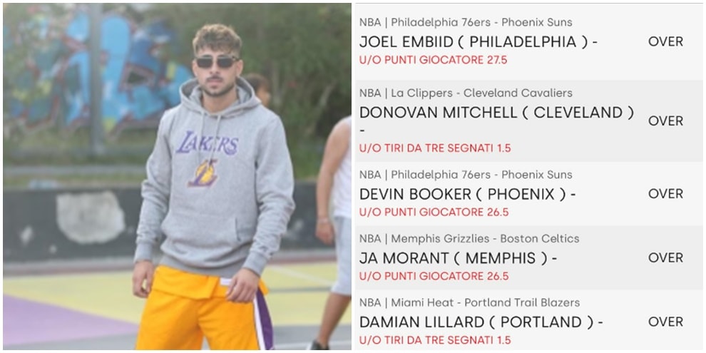 Basket NBA: tiro da 10 per Riccardo Lauretti