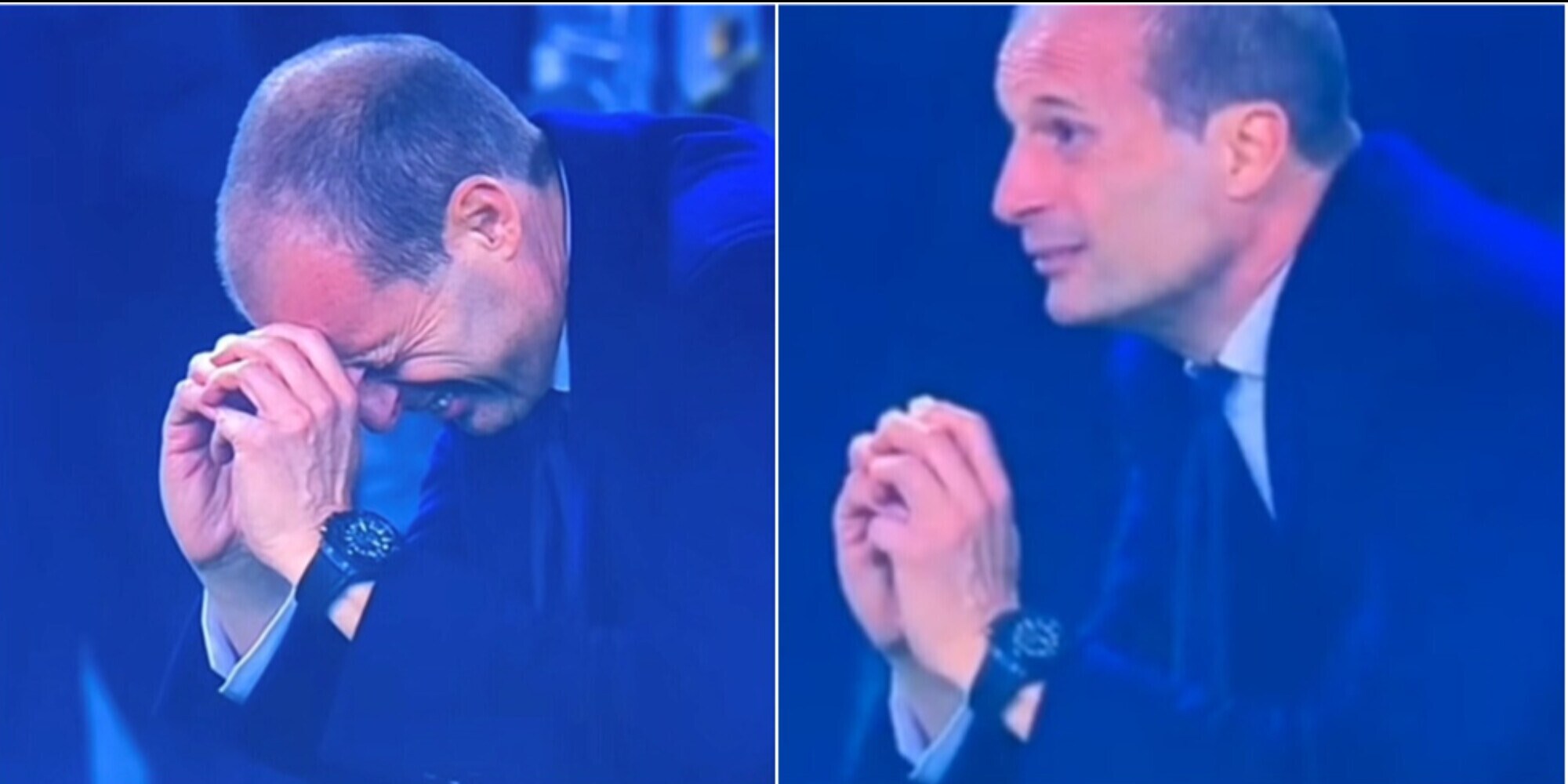 Allegri, il gesto in panchina sulla punizione di Verdi non sfugge ai tifosi