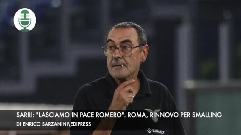 Sarri: "Lasciamo in pace Romero". Roma, rinnovo per Smalling