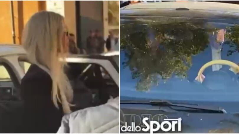Totti e Ilary Blasi entrano in tribunale