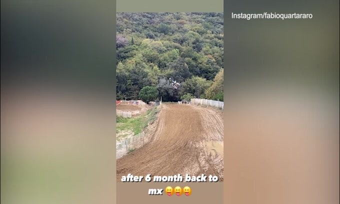 MotoGP, Quartararo si consola con la motocross