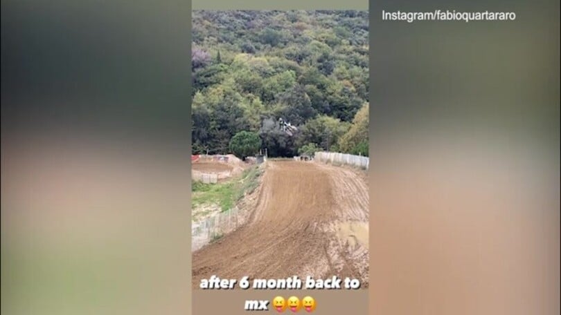 MotoGP, Quartararo si consola con la motocross