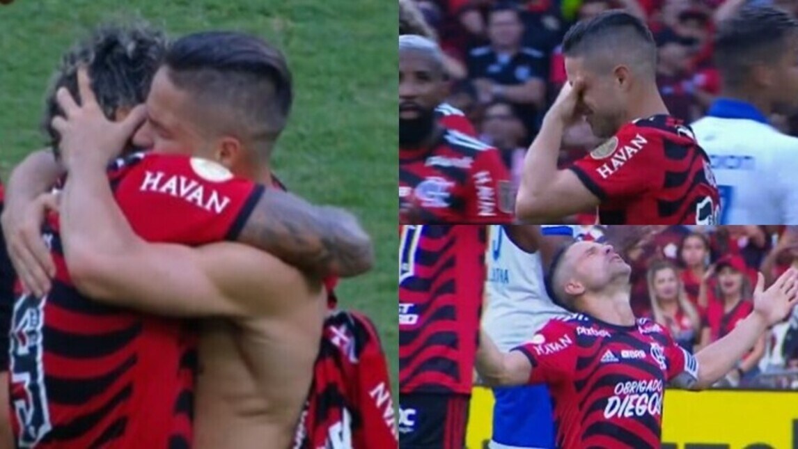 Diego, l'emozionante addio al Flamengo: lacrime e consegna della 10 a Gabigol