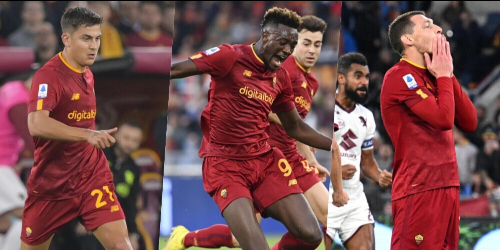 Pagelle Roma-Torino: Dybala è la luce, Abraham e Belotti disastro