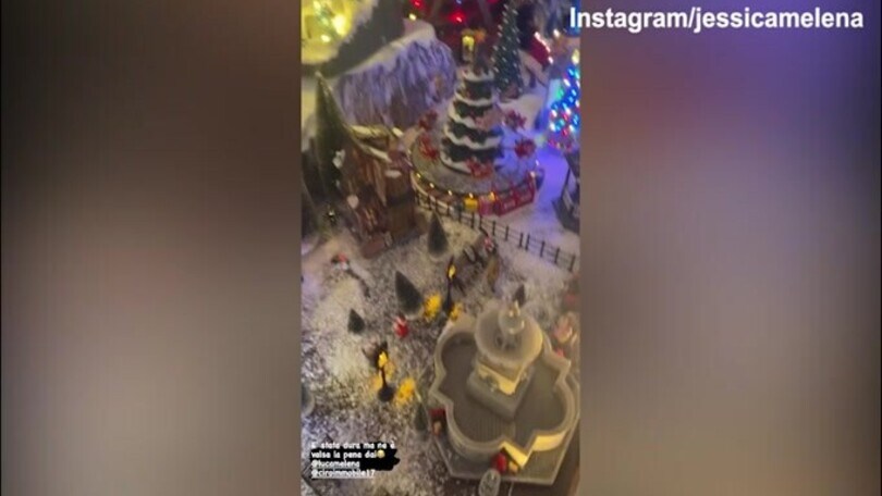 In casa Immobile è gia Natale, ecco gli addobbi