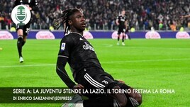 Serie A: la Juventus stende la Lazio. Il Torino ferma la Roma