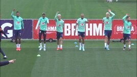 Mondiali 2022, il Brasile si allena alla Continassa