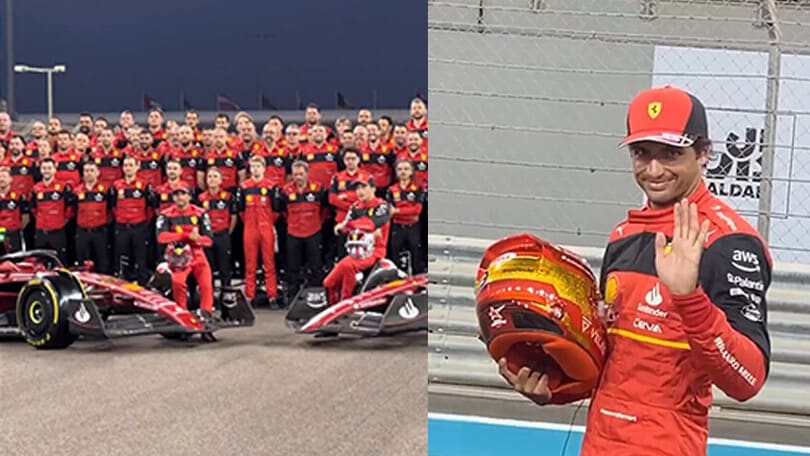 Per Leclerc e Sainz, foto dell’anno!