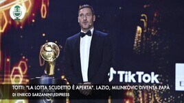 Totti: "La lotta scudetto è aperta". Lazio, Milinkovic diventa papà
