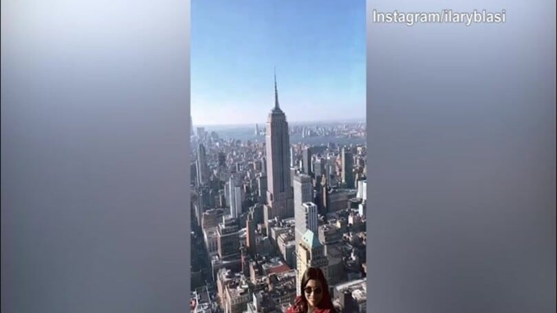 Ilary Blasi in gita a...New York