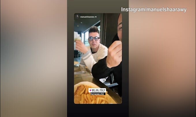 El Shaarawy, pausa pranzo con il fratello