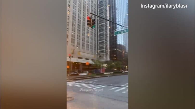 Il risveglio di Ilary Blasi: "Buongiorno New York"