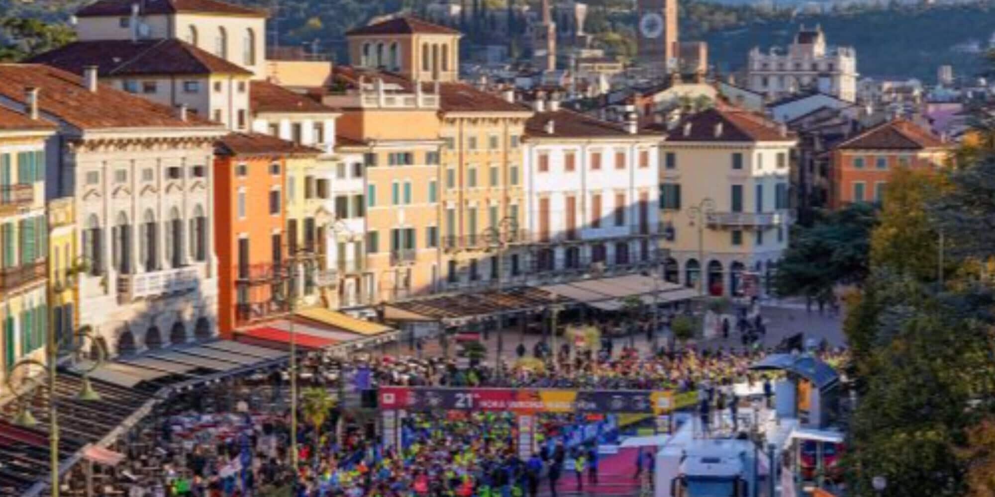 21^ HOKA Verona Marathon, spettacolo in Arena: vincono Njeri e Silva Silvera