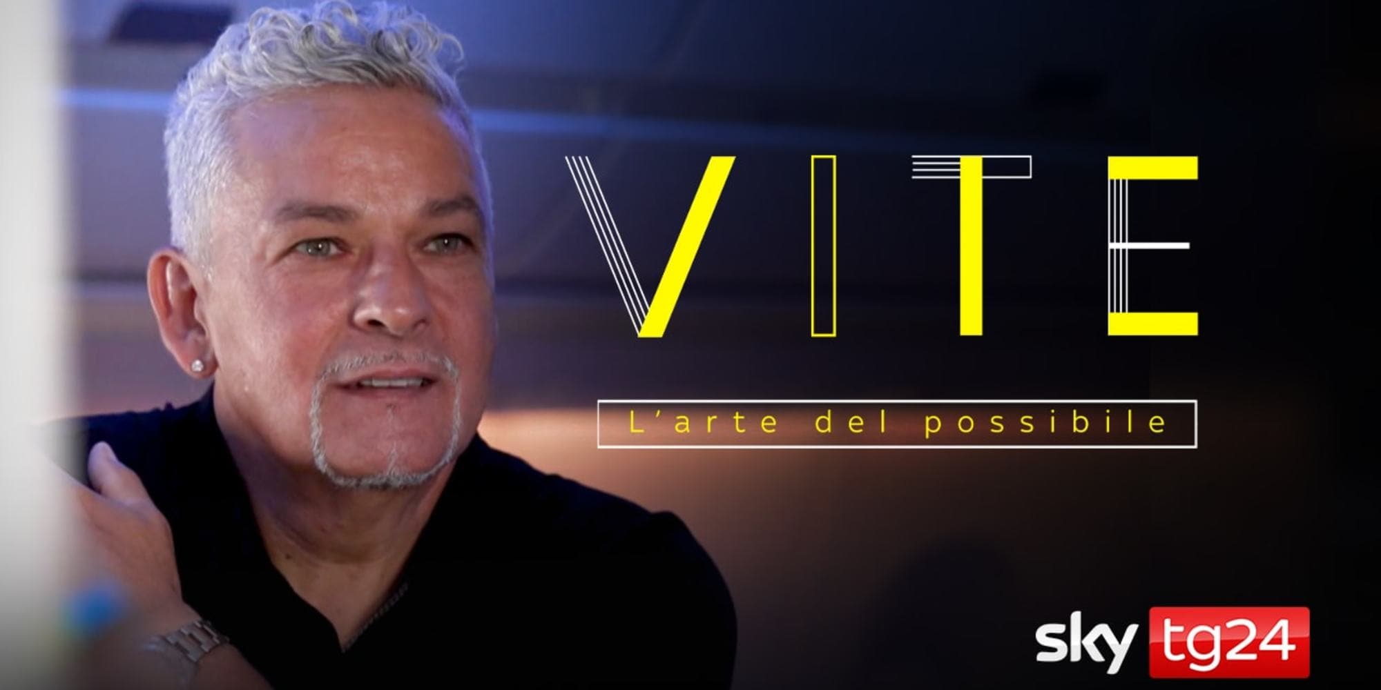 Sky Tg24, mercoledì Roberto Baggio ospite a 'Vite - L'arte del possibile'