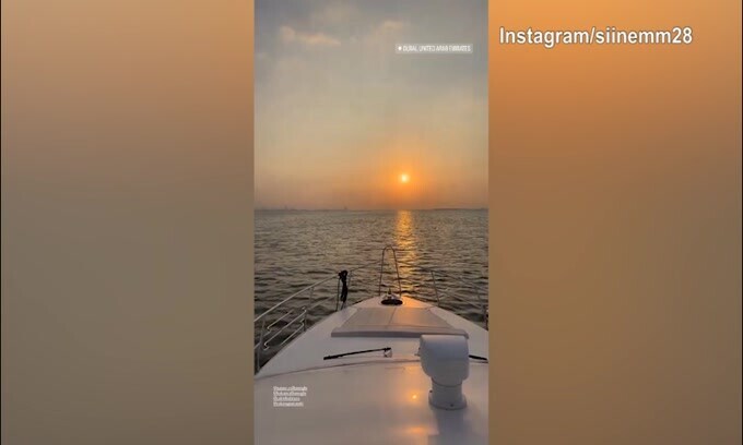 Calhanoglu e la moglie in vacanza a Dubai