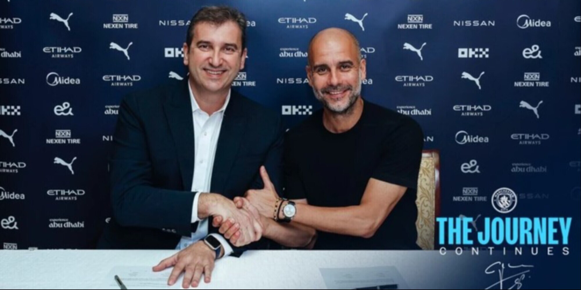 Manchester City, ufficiale il rinnovo di Guardiola fino al 2025