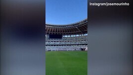 Roma, Mourinho riprende lo stadio dove i giallorossi si allenano