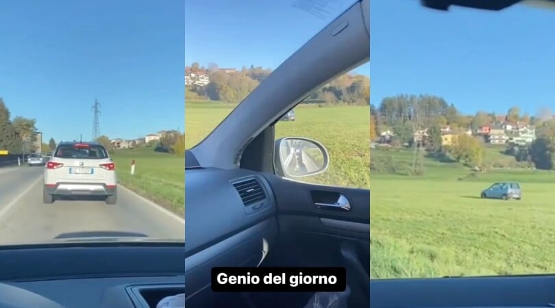 Troppo traffico in strada? La soluzione è semplice: basta andare... per prati!