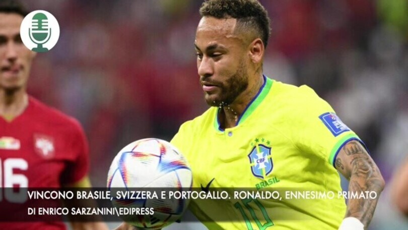 Vincono Brasile, Svizzera e Portogallo. Ronaldo, ennesimo primato