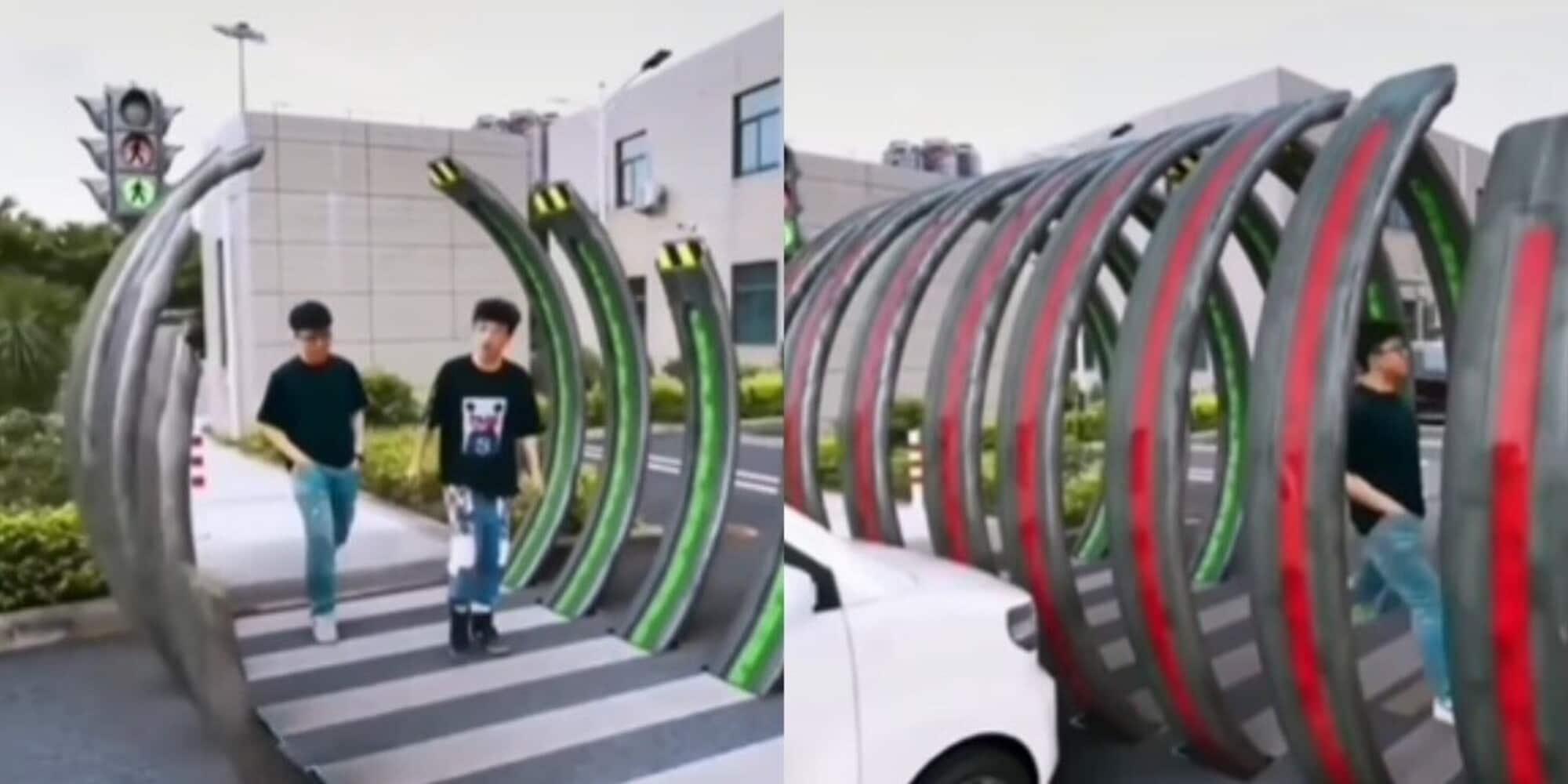 Come salvare i pedoni sulle strisce? Ecco l'incredibile idea che viene dal futuro!