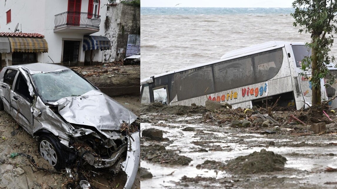 Ischia, situazione gravissima: la frana distrugge tutto