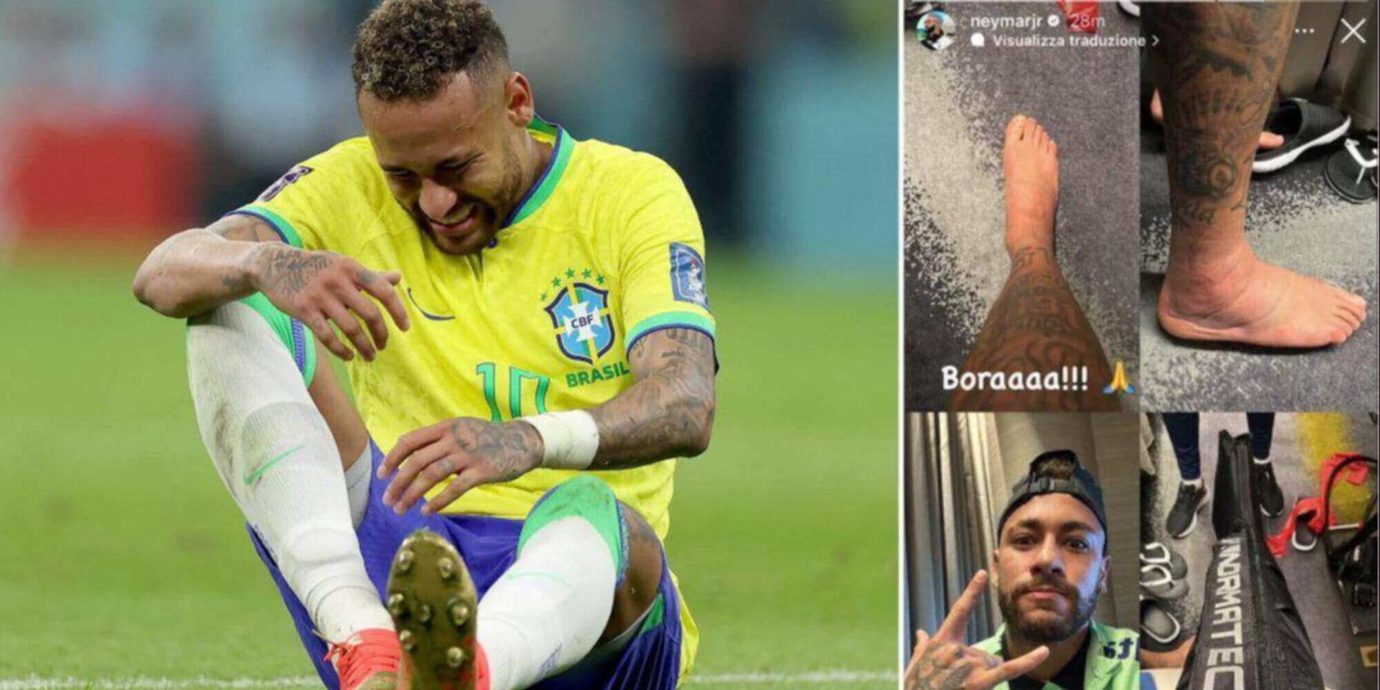 Neymar e la foto social: il recupero per gli ottavi è possibile