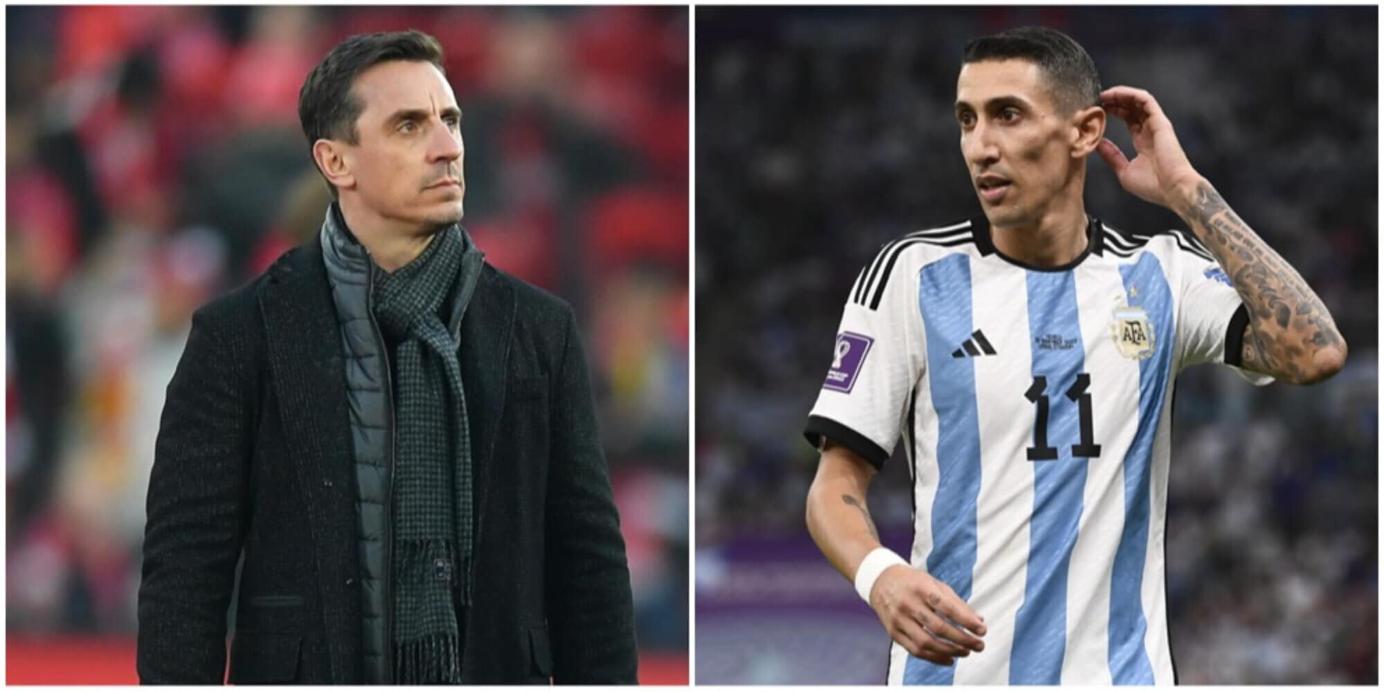 Di Maria demolito in diretta tv da Neville: "Ha fatto una cosa che mi ha deluso..."