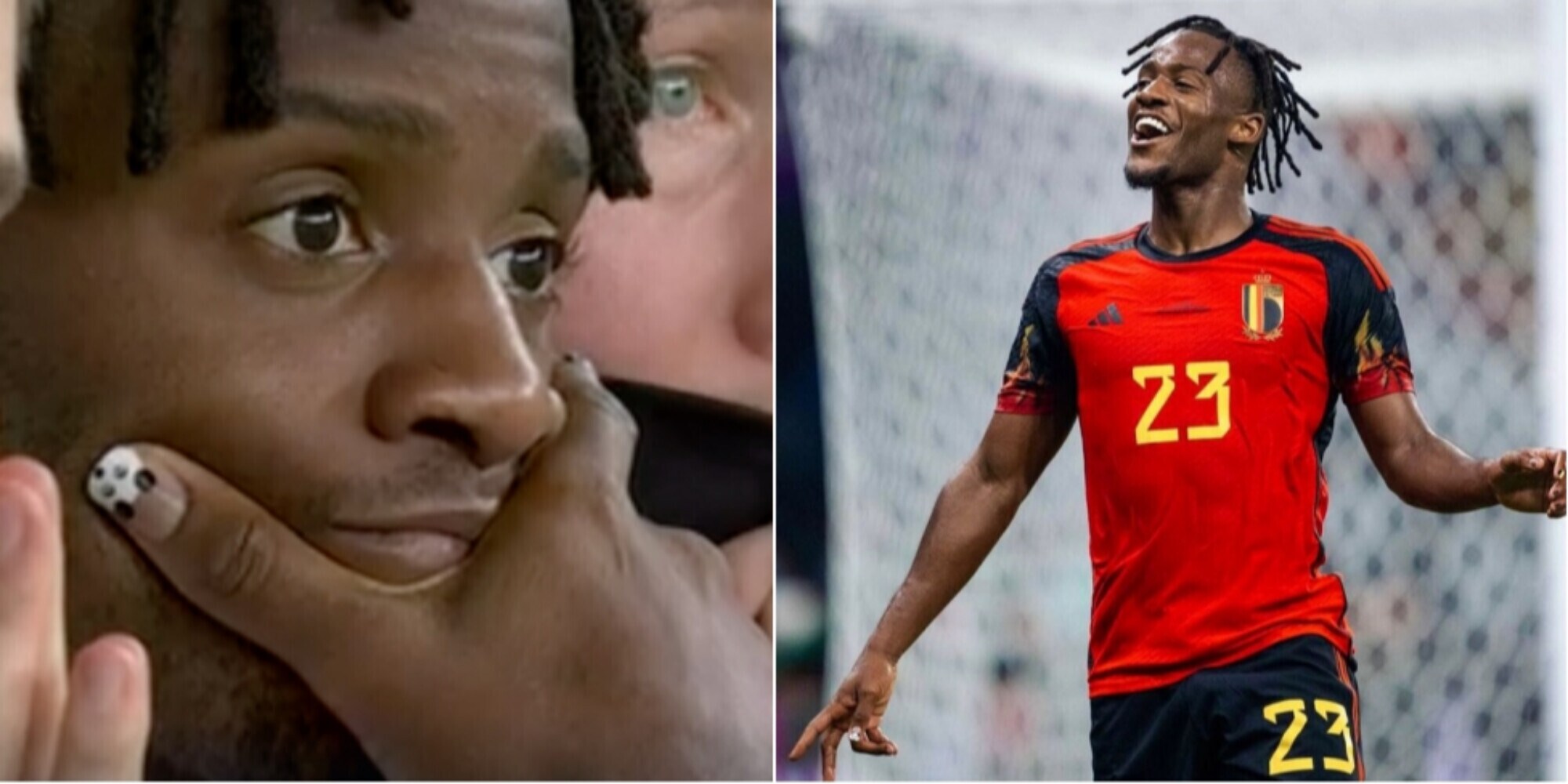 Batshuayi stupisce il Belgio: il significato delle unghie colorate