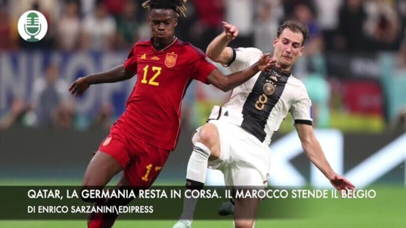 Qatar, la Germania resta in corsa. Il Marocco mette nei guai il Belgio