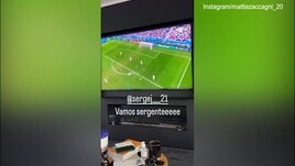 Milinkovic in gol, il messaggio di Zaccagni: "Vamos Sergente!"