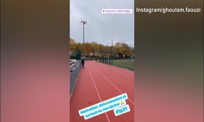 Napoli, Ghoulam corre sotto la Tour Eiffel