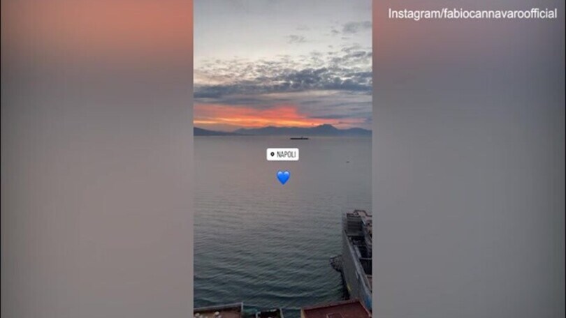 Cannavaro torna nella sua Napoli: il video sui social