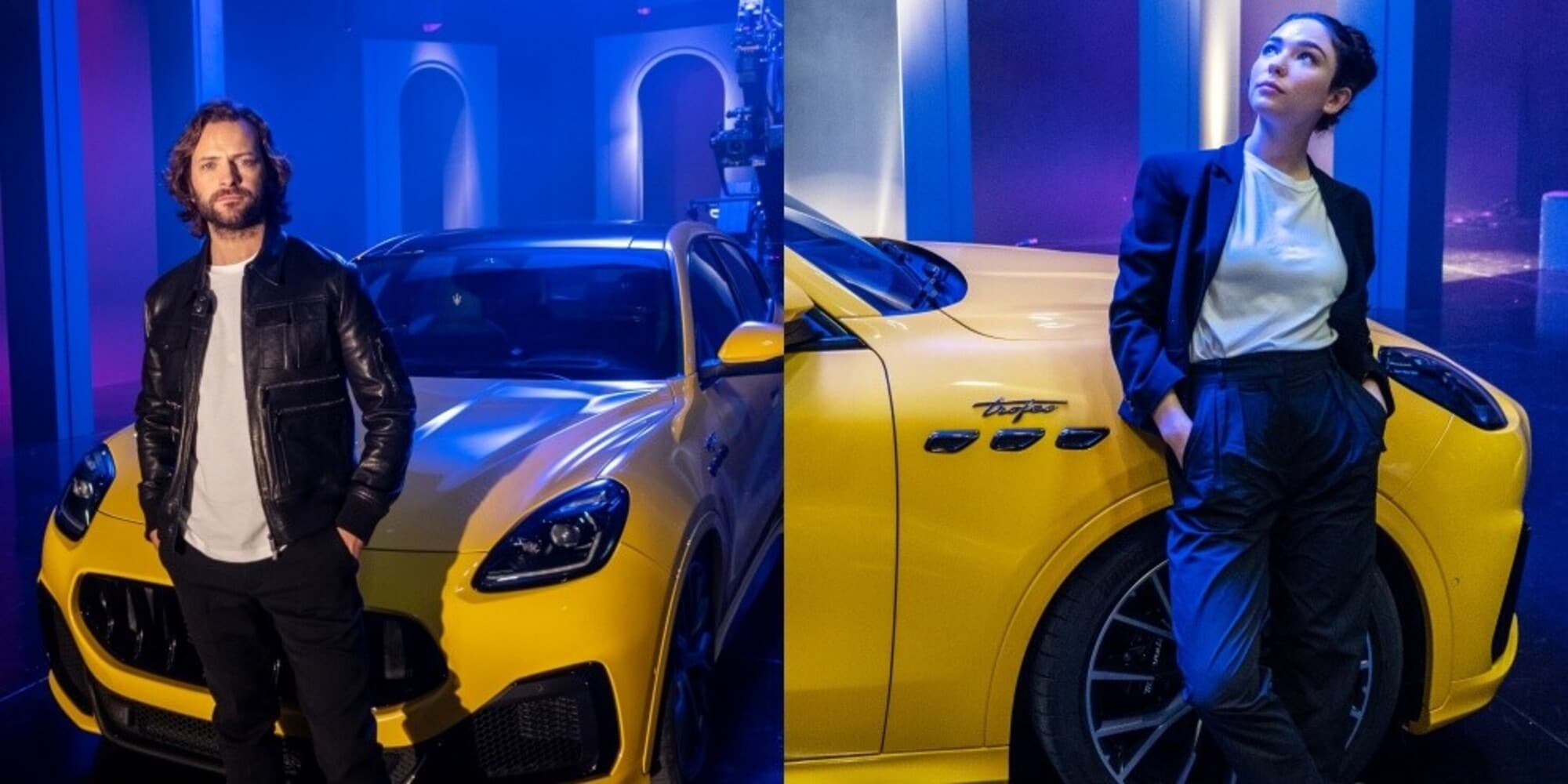Maserati, Alessandro Borghi e Matilda De Angelis scoprono Roma con la Grecale