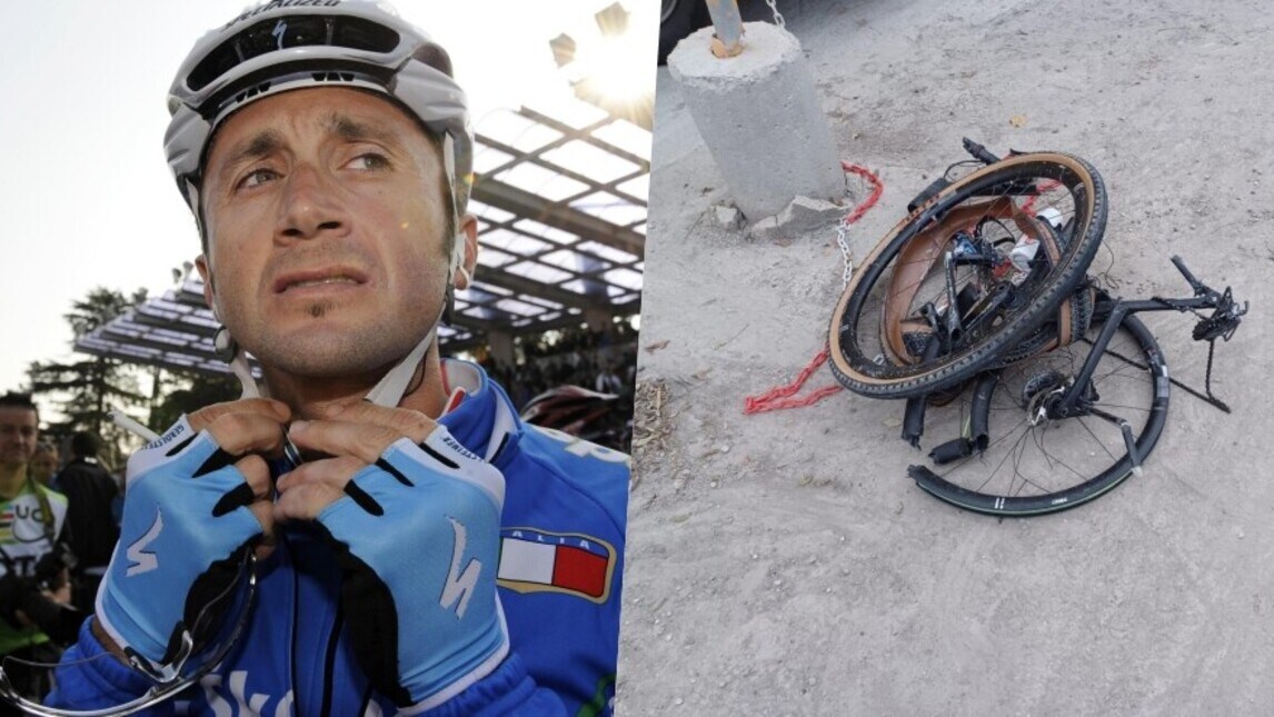 Morte Rebellin: le drammatiche immagini della bicicletta distrutta