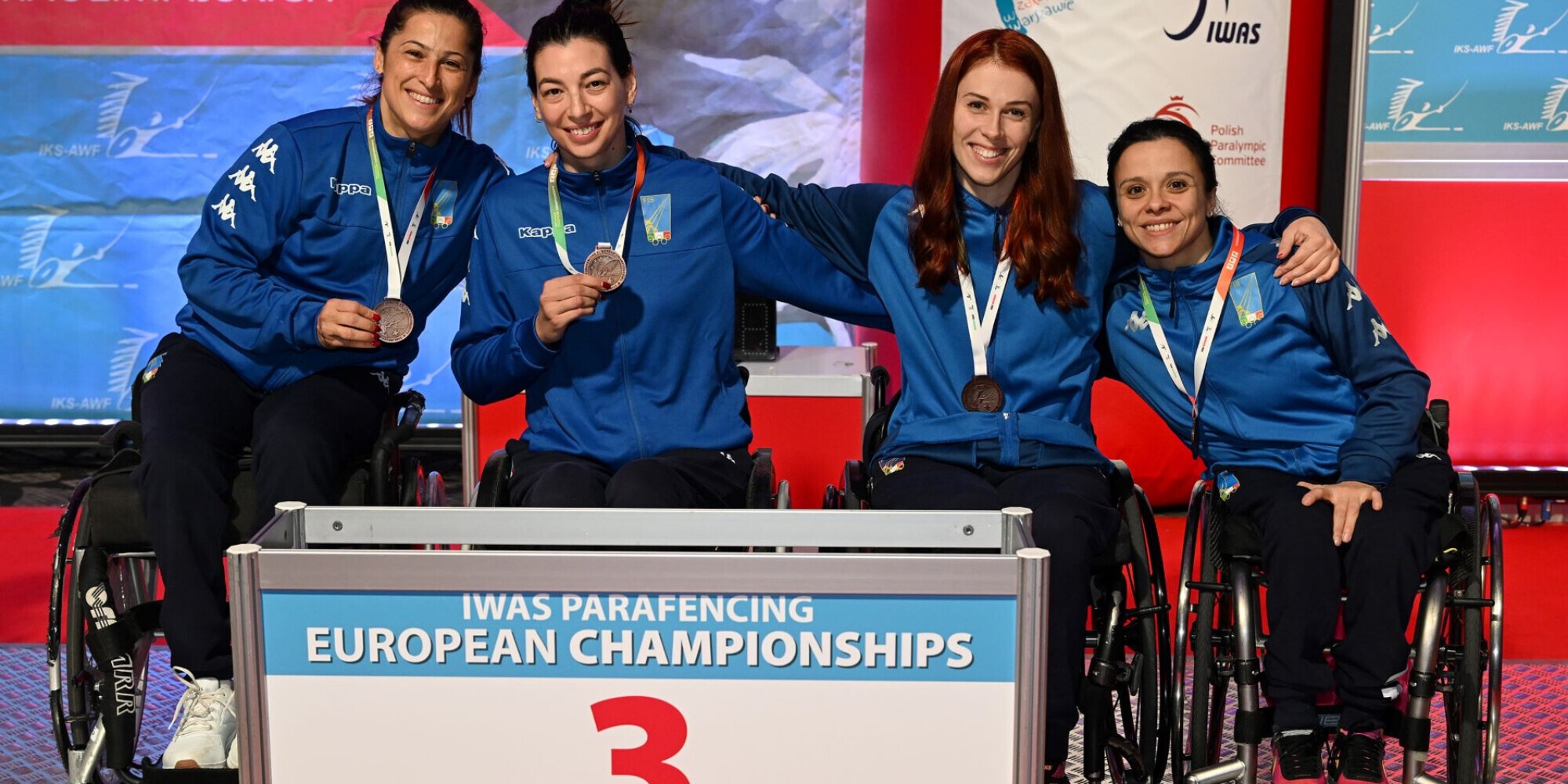 Europei paralimpici, è bronzo a Varsavia per la sciabola femminile