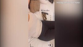 La buonanotte di Wanda Nara