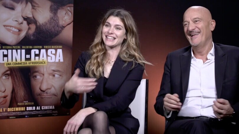Claudio Bisio e Vittoria Puccini, intervista ai protagonisti di "Vicini di casa"