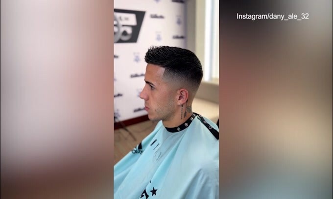 Argentina, nuovo look per Enzo Fernandez