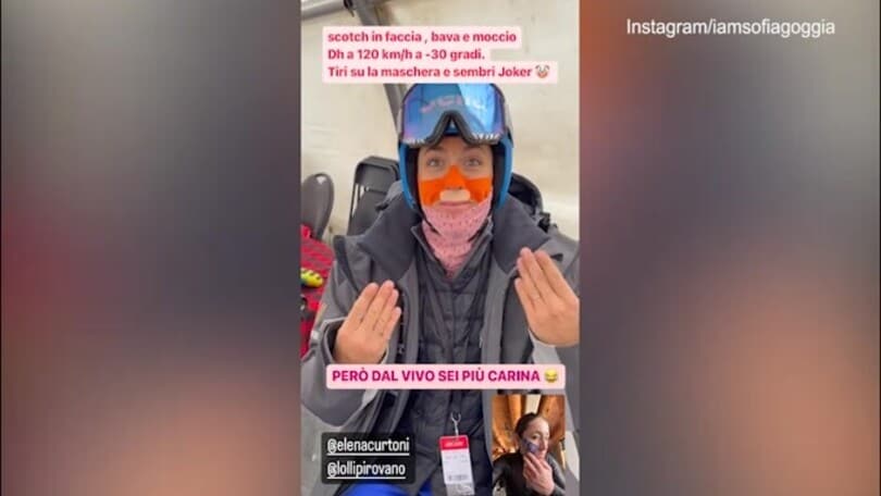 Sci, siparietto social Goggia-Curtoni: "Dal vivo sei più bella"